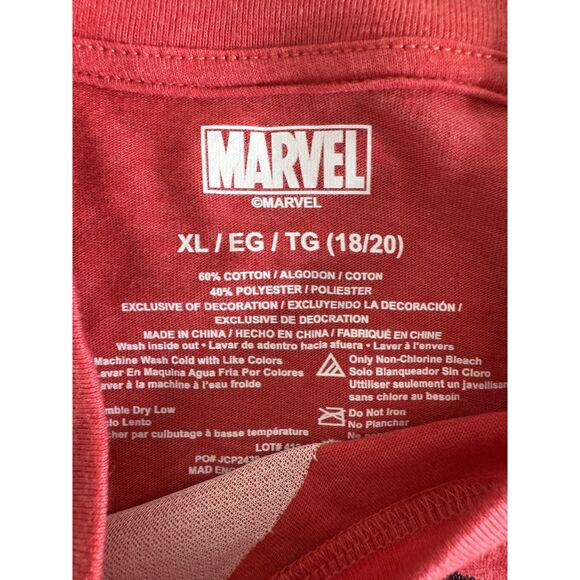 Marvel Captain America embroidered tee shirt size boys XL - Picture 3 of 5